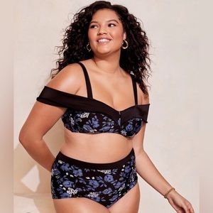 Plus size Adore Me Baylie Contour high waist bikini 2X